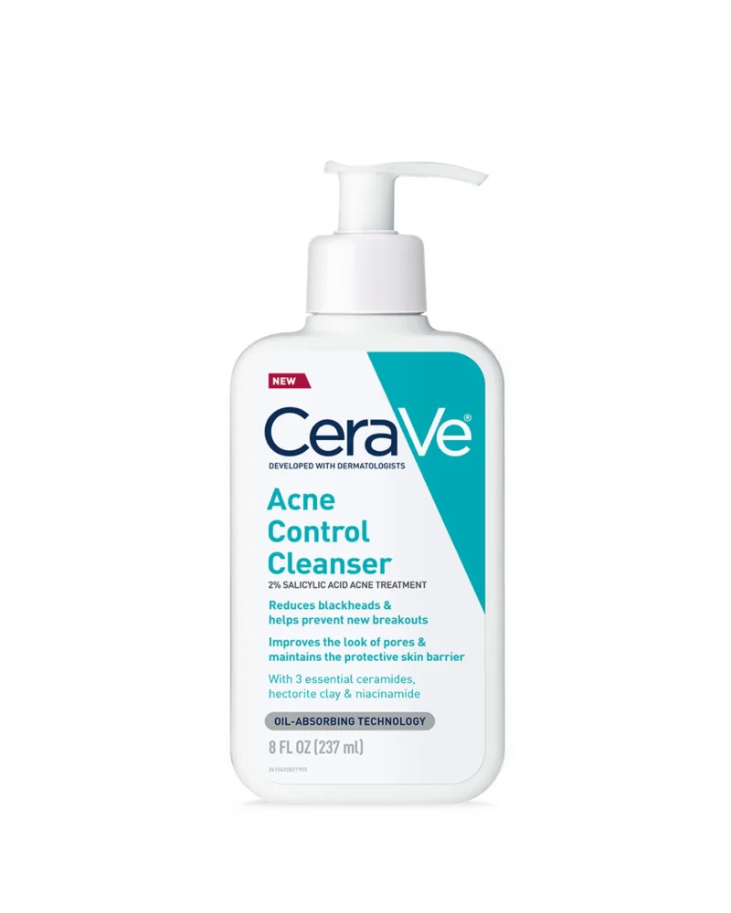 CeraVe Acne Control Cleanser with 2% Salicylic Acid Acne Treatment 237ml