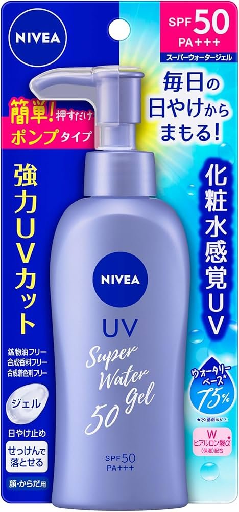 Nivea UV Super Water Gel Sunscreen SPF50 PA+++ 140g